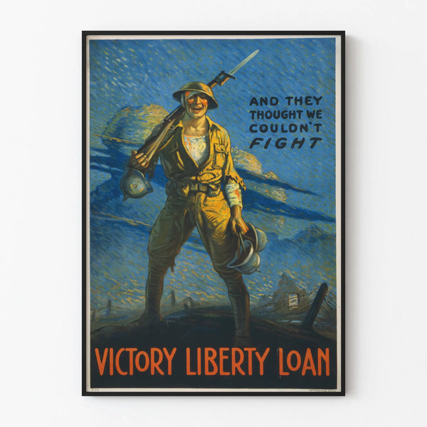 Vintage Military Poster Victory Liberty Loan