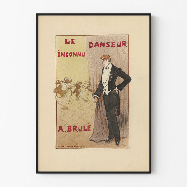 Vintage Poster of The Unknown Dancer by A. Brulé