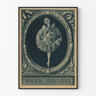 Vintage poster of classical dancer Anna Pavlova