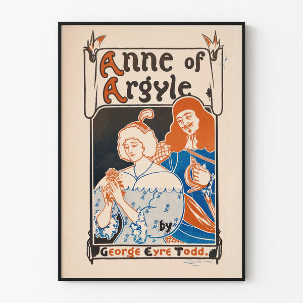 Vintage Anne of Argyle wall decoration poster