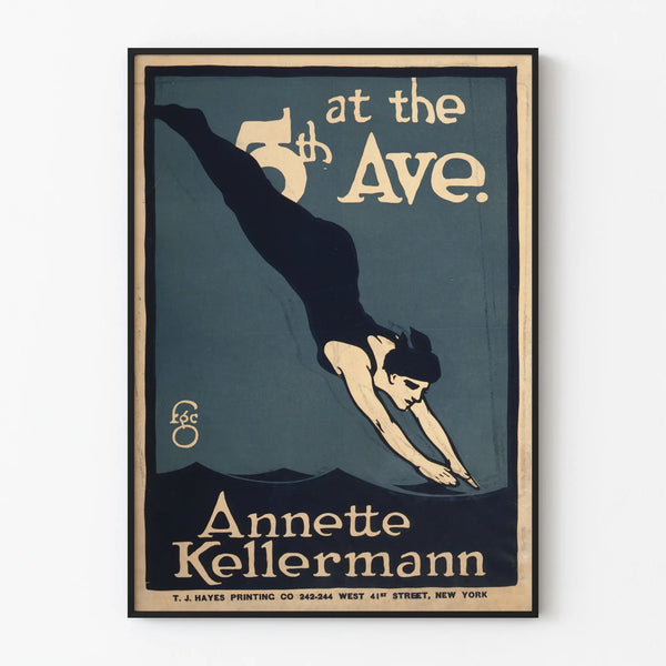 Vintage poster of Annette Kellermann at 5th Avenue