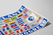 Wall Poster Alliance for Progress with Latin American Flags — artwork view