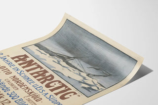 Vintage poster of the Antarctic expedition by Otto Nordenskjöld 1904