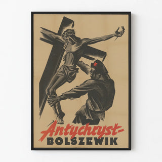 Vintage Poster Antichrist Bolshevik
