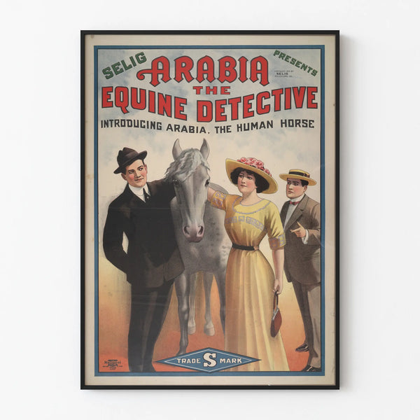 Vintage poster Arabia The Equine Detective