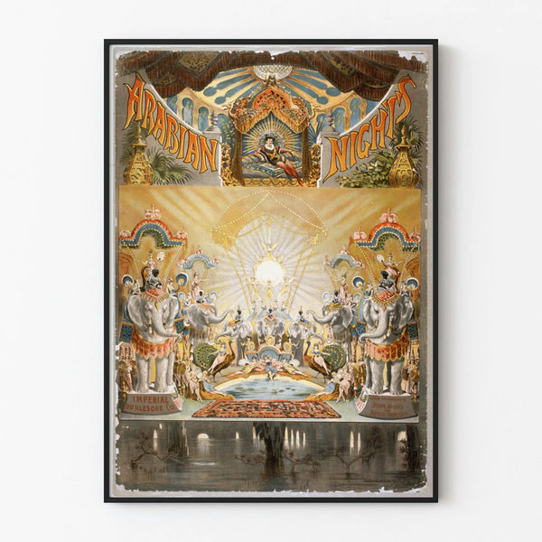 Vintage Arabian Nights Decorative Poster