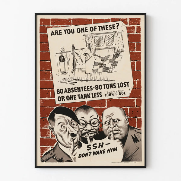 Vintage propaganda poster ‘Are You One of These?’