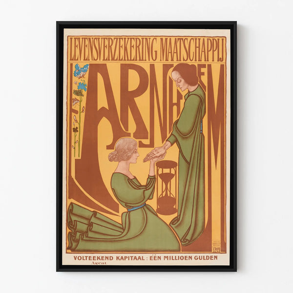 Vintage poster Arnhem Levensverzekering Maatschappij for wall decoration
