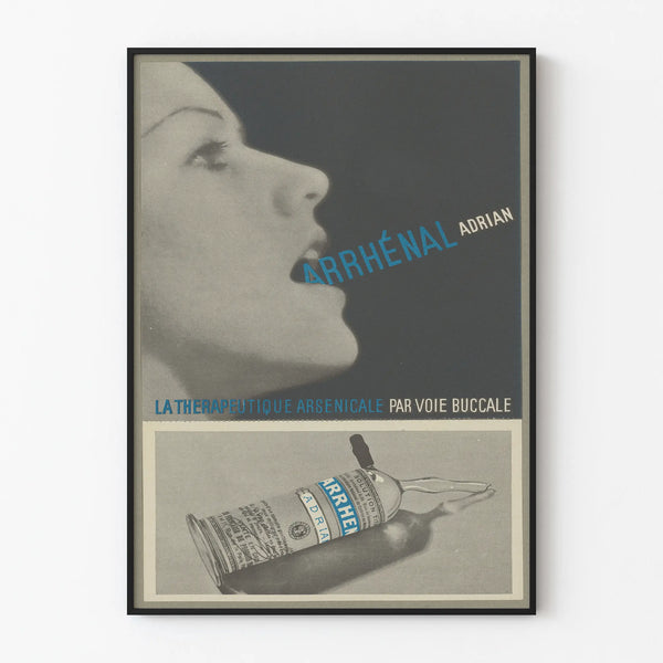 Vintage Arsenical Therapeutic Poster Arrhénal Adrian