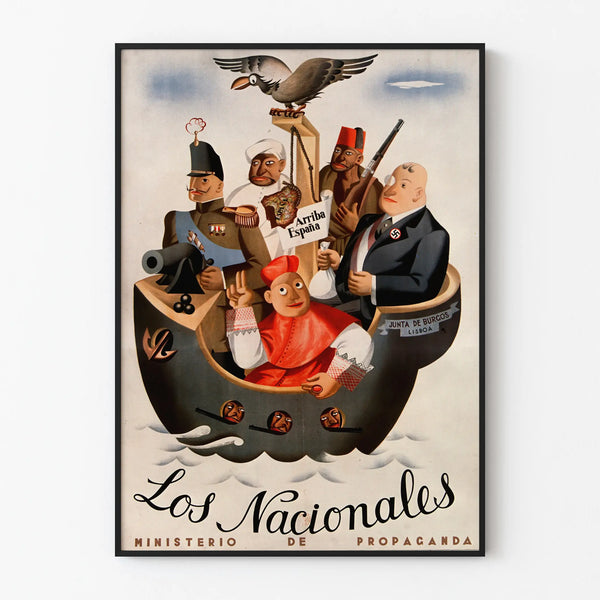 Vintage Los Nacionales Poster - Historic Wall Decoration