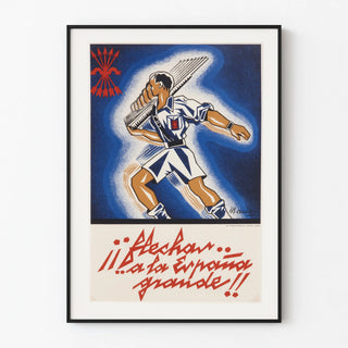 Vintage Arrow Poster for Spain Large