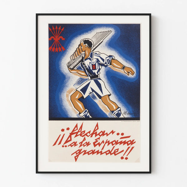 Vintage Arrow Poster for Spain Large
