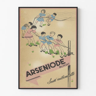 Vintage Poster Arseniode Buriat Unwavering Health