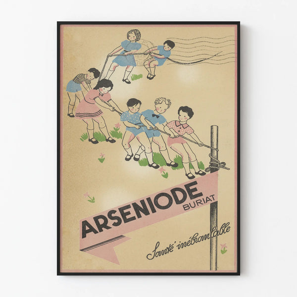 Vintage Poster Arseniode Buriat Unwavering Health