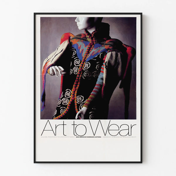 Art to Wear Poster - American Handcrafted Fashion