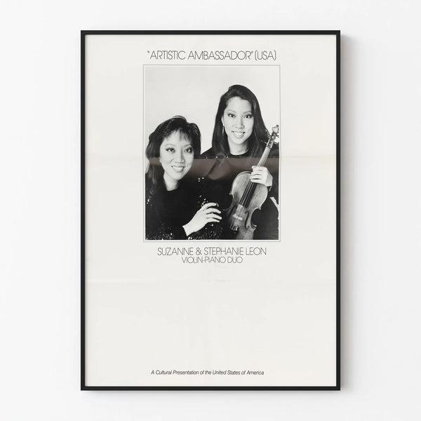 Suzanne & Stephanie Leon Duo Violin and Piano Poster