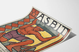 Vintage ASBIT Poster for Lightweight and Durable Roofing