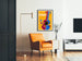 Decorative poster Atchafalaya with colorful guitar