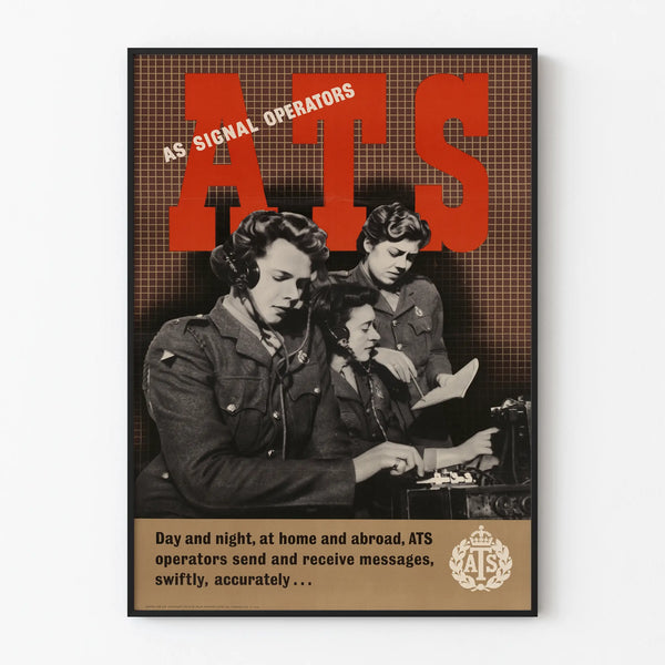 Vintage ATS Signal Operators Poster Wall Decoration Retro