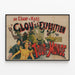 Vintage poster for the 1900 Universal Exposition - Around the World at the Champ de Mars — framed artwork on a wall