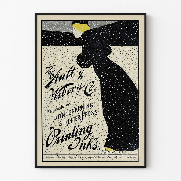 Vintage poster Ault & Wiborg Co. – Lithographic and typographic print