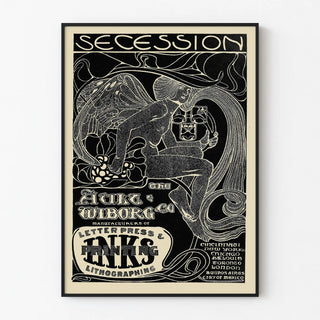 Vintage Poster of Secession Ault & Wiborg Encasing Art Deco