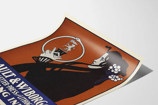 Vintage Poster The Ault & Wiborg Co. Printing Ink