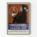 Vintage Poster The Ault & Wiborg Co. Printing Ink