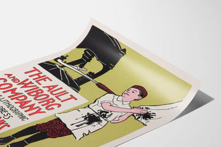 Vintage Advertising Poster for The Ault and Wiborg Company