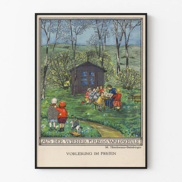 Vintage School in the Open Air Poster in Vienna