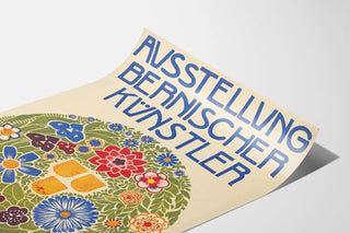 Decorative Poster for Bernese Artists Exhibition