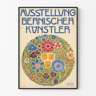 Decorative Poster for Bernese Artists Exhibition