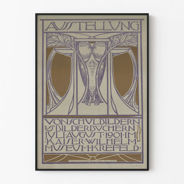 Art Exhibition Poster School and Illustrated Books 1901