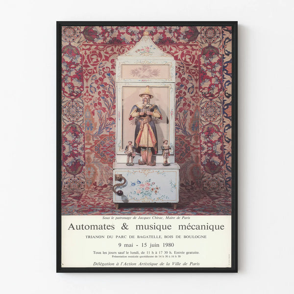 Exhibition Poster Automats & Mechanical Music 1980