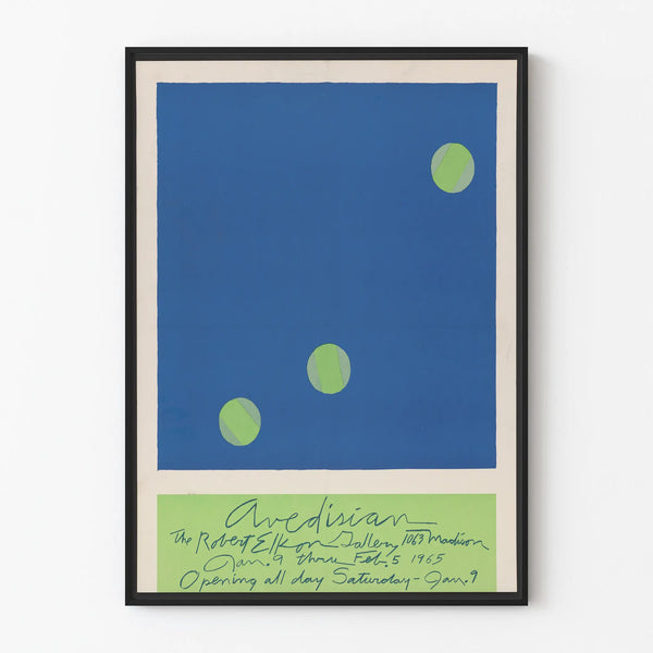 Avedisian 1965 Exhibition Poster Galerie Robert Elkon