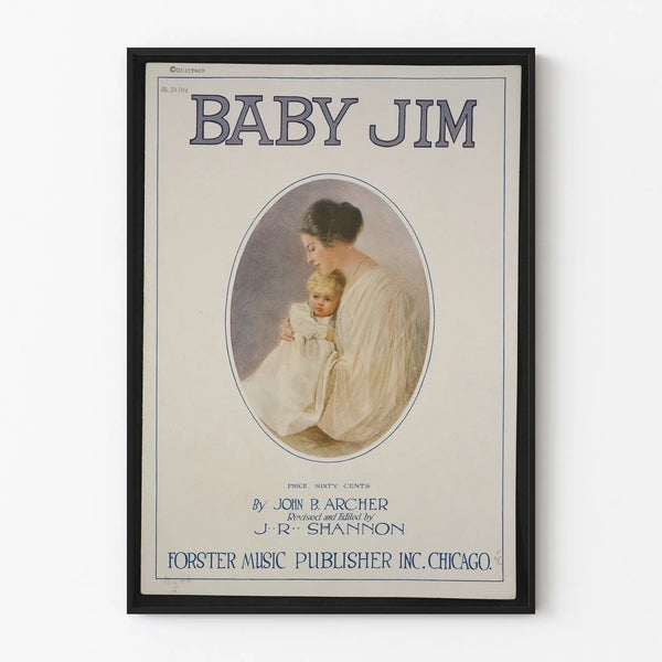 Baby Jim Poster - Vintage Maternity Wall Decoration Artem Legrand
