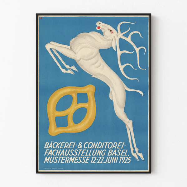 Vintage poster Bakery & Confectionery Trade Fair Basel 1925