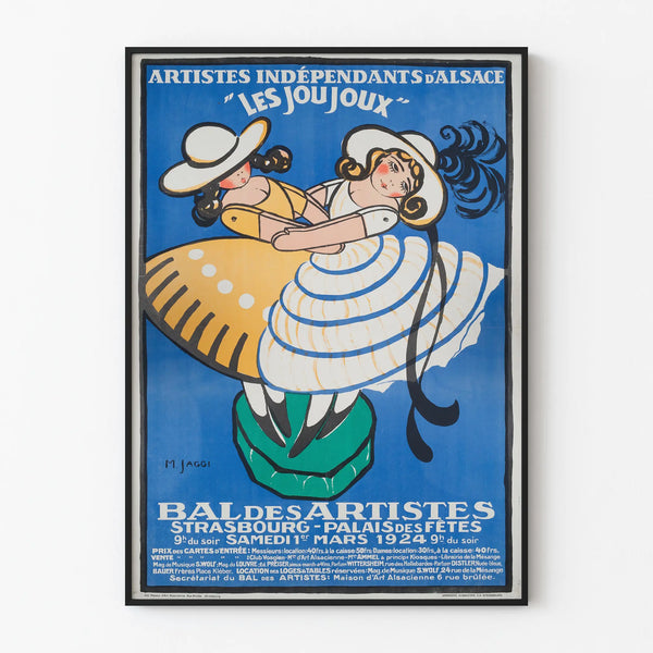Poster Artistes' Ball The Toys - Vintage wall decoration