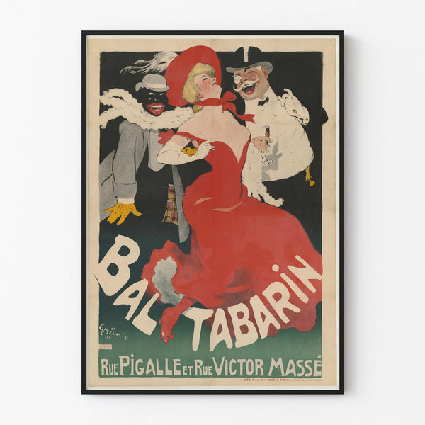 Vintage Bal Tabarin Poster - Retro Wall Decoration Paris