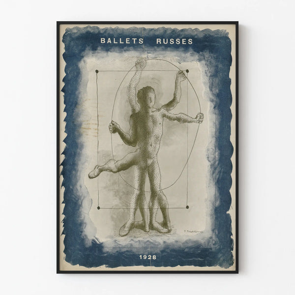 Vintage Poster Ballets Russes 1928 - Artistic Wall Decoration