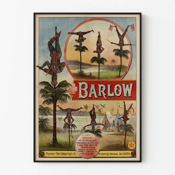 Vintage poster Barlow - The essential acrobatic wonders
