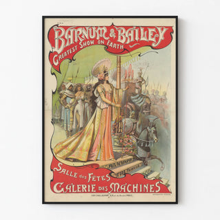 Vintage Barnum & Bailey Poster Greatest Show on Earth