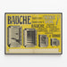 Bauche Poster for Safes - Anti-Theft and Fire-Resistant — framed artwork on a wall