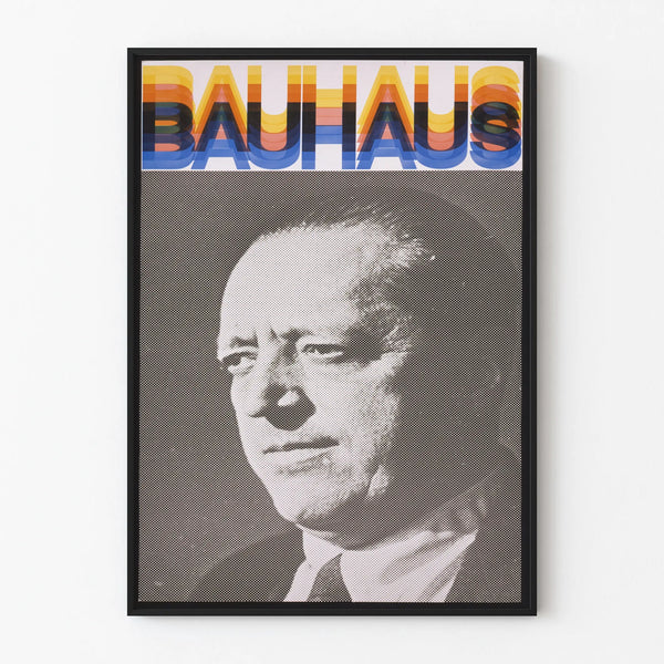 Bauhaus Art Portrait Graphic Wall Poster