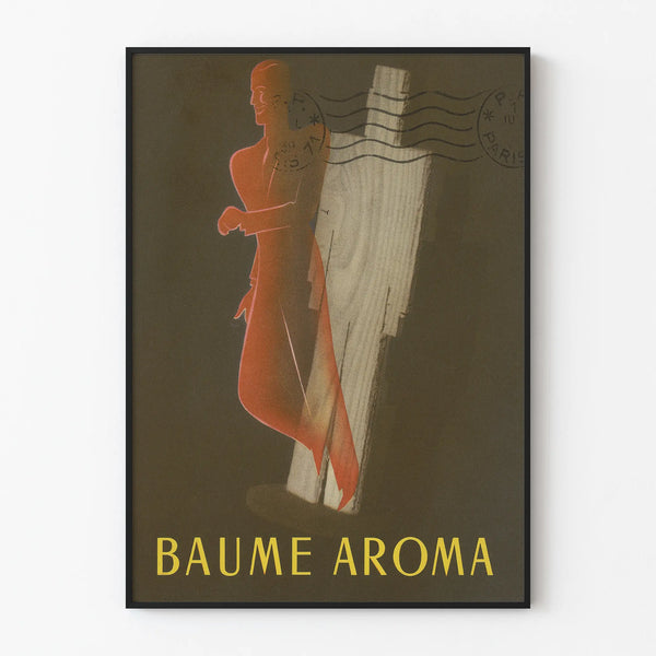 Vintage Art Deco Aroma Balm Poster for Wall Decoration