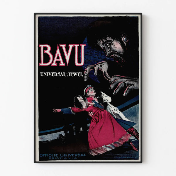 Vintage Poster Bavu Wall Decoration Expressionist Cinema