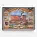 Vintage Poster of Bay State Brewery - Jones, Johnson & Co Boston — framed artwork on a wall