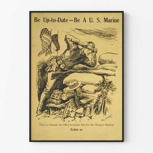 Modern U.S. Marine Recruitment Poster