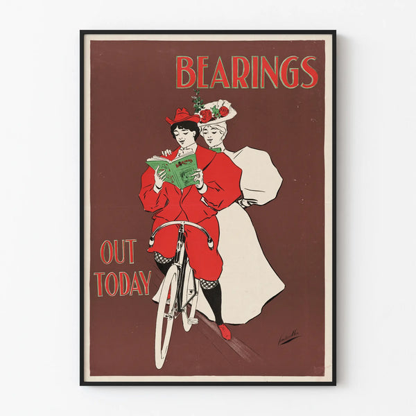 Vintage poster Bearings Out Today for wall decoration