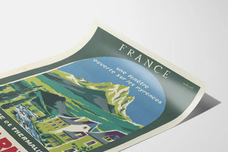 Vintage Poster of Béarn Tourism and Thermalism Pyrénées